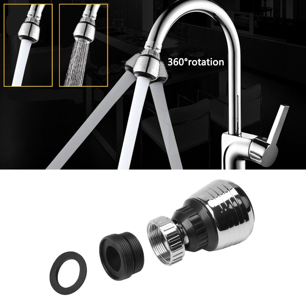 360° Rotate Water Saving Tap Bubbler Frother Nozzle Attachment Kitchen Faucet Sprayer Adapter Filter Sprayer Adapter Filter