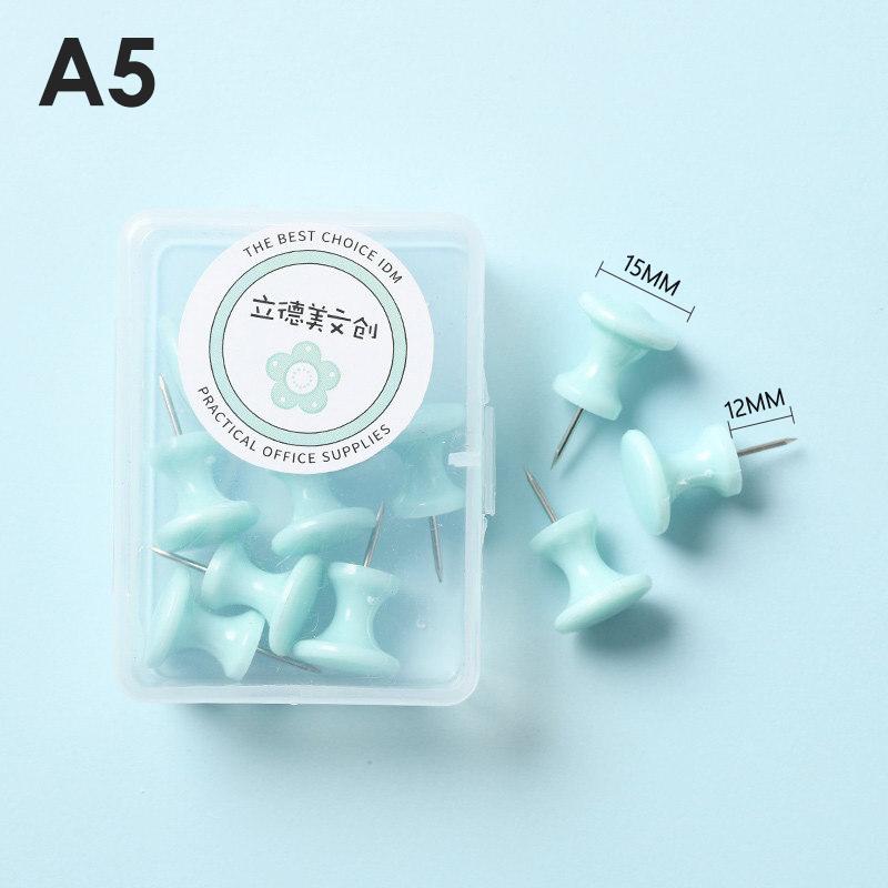 1 Cutie Macaron Colorat Bilă Ace de Gămălie Ace de Tăbliță Desen Foto