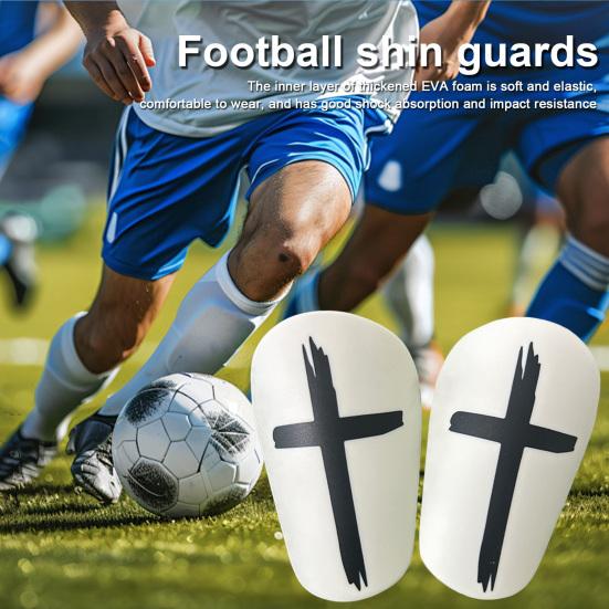 1 Pair Soccer Shin Guards Miniature Shock-Absorbing Lightweight Small Shin Guards Protective Mini