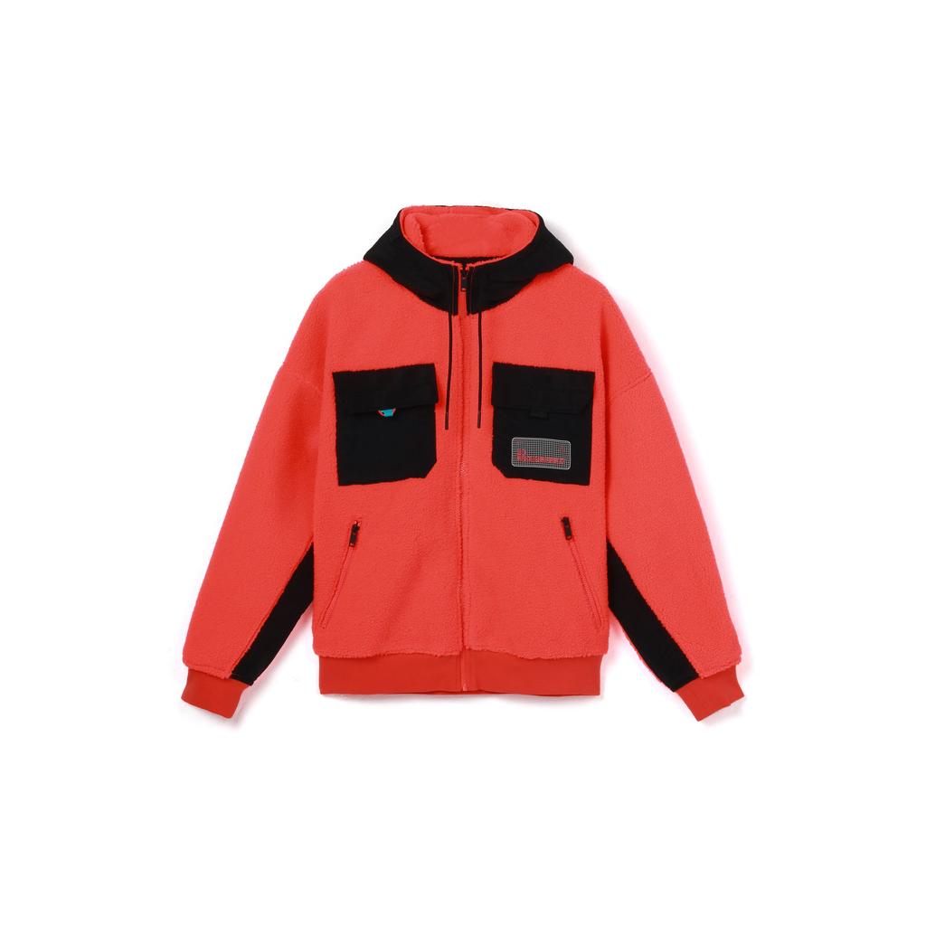 Jordan 23 Engineered Hettejakke med full glidelås Herre Yttertøy Infrarød-Rød CT3555-612