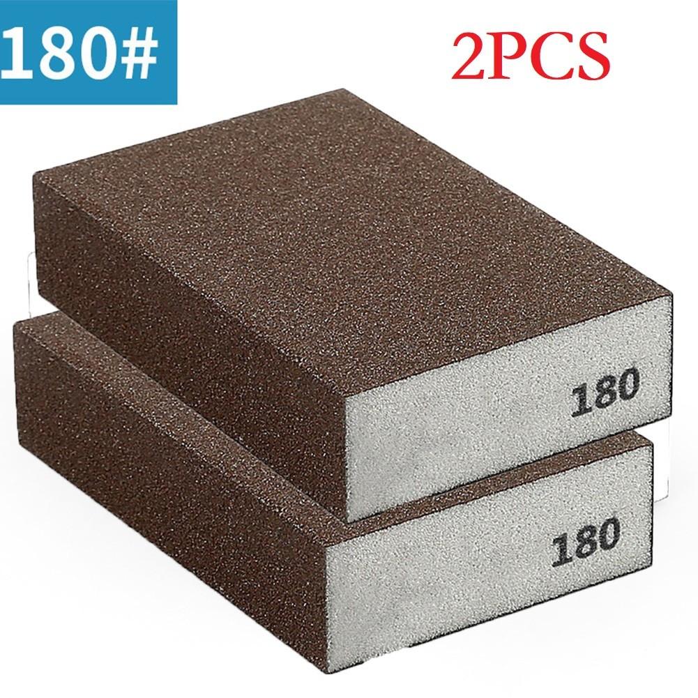 2PCSGrit Sanding Sponge Blocks Flexible Wet High Density