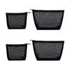 Mesh Cosmetic Pouch, Accessory Holder, Pouch, Mesh Pouch, Translucent, Ultra Lightweight, Portable, Cosmetic Storage, Accessory Organization, Travel