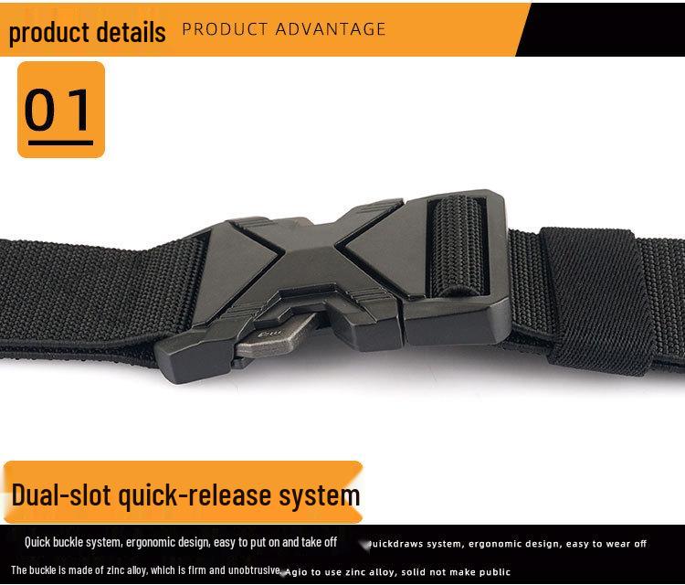 Customizable Quick-Release Tactical Training Elastic Belt