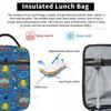 Marine Animals Cartoon Kids Insulated School Lunch Boxes For Boy Shark Octopus Lunch Container Portable Cooler Thermal Bento Box