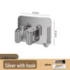 Stainless Steel No-Drill Multi-Function Wall-Mounted Mop and Broom Rack