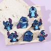 MINISO Creative Cartoon Characters Brooch Personalized Stitch Enamel Pin Backpack Clothing Jewelry Metal Badge Accessories Gift