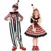 Halloween Kids Clown Costume Circus Cosplay Outfit Stage Performance Kindergarten Party Boys Girls