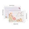 Elegant Wedding Money Gift Card Beautiful Money Gift Card Flower Theme Greeting Card for Parties Celebration