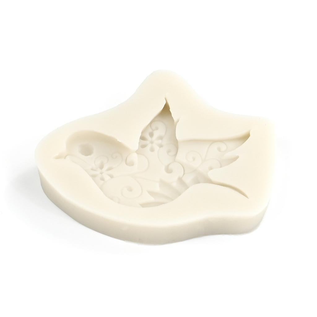 Bird Pattern Silicone Molds Making Fondant Cake Molds Decorating Baking Tool for Making Chocolate Fondant Dessert