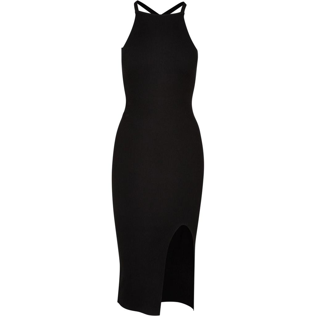 Urban Classics Womens/Ladies Rib Knit Cross Back Midi Dress