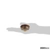 Marui Seito Shigaraki Ware Hechimon Sake Cup, Approximately 6cm Diameter, Gray Circle Pattern, Brown, MR-3-4301