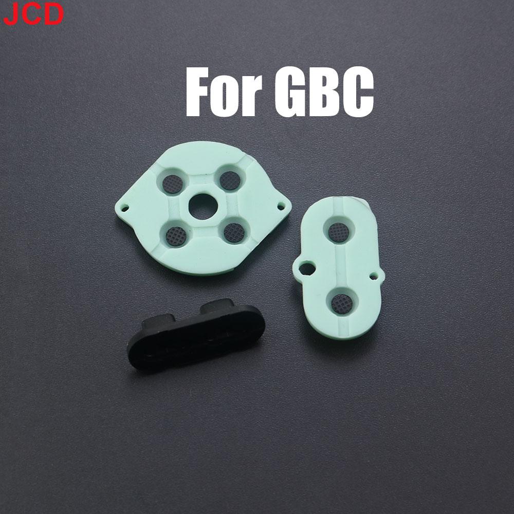 JCD 1 Set Gummi-Leitfähige Tasten für Game Boy Classic GB GBA GBC GBP GBA SP GBM Silikonpad Tastatur A-B D-Pad-Taste