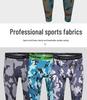 Men's Quick-Drying Camouflage Compression Tights for Running & Basketball