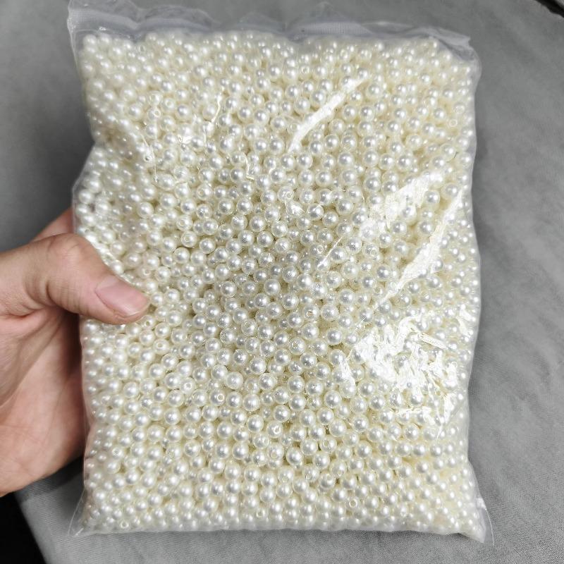 1320pcs/Box ABS Imitation Pearls Bead with Hole Loose Pearl Beads for Jewelry DIY Making Bracelet Necklace Earring Accessories