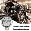 Universal Motorcycle Aluminum Tax Disc Permit Holder Frame License Plate Motorcycle Tube Tax Disc Cylindrical Holder Tax Permit