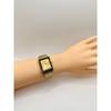 Used RADO QZ Rado Diamond Star 121.9521.3 Square Gold Dial