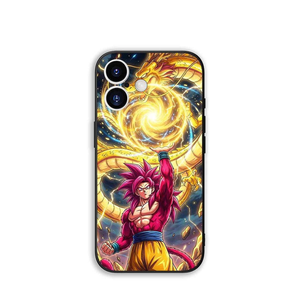 Phone Cover Cartoon Dragon Gokus Ball Z Vegeta for Apple iPhone 16 15 14 Plus 13 12 Mini 17 Pro Max + ProMax 16E Air 15+ Case