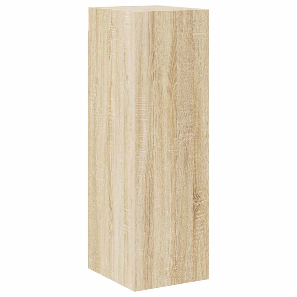 6 Piece TV Cabinet Set Sonoma Oak Effect Particleboard
