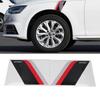 2pcs Car Body Sticker     Sports   3 Colors Waterproof Decorative Stripe Decals for Vehicles