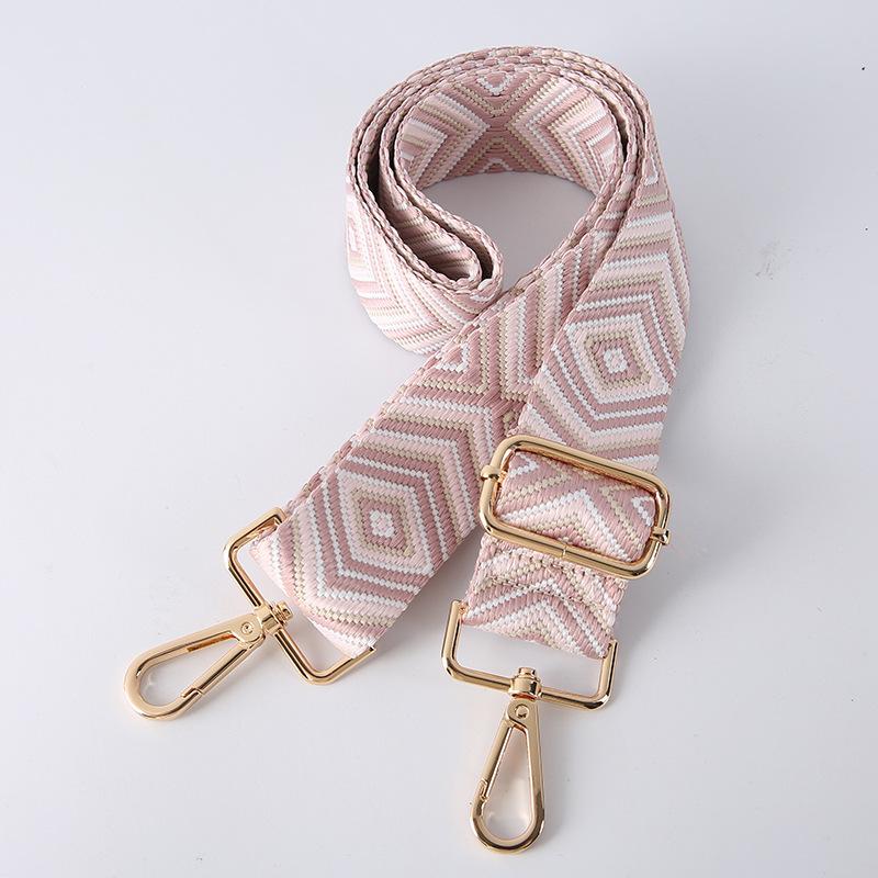 New Color Embroidered Shoulder Strap Crossbody Shoulder Bag Strap Adjustable Replacement Strap Creative Bag Parts Accessories