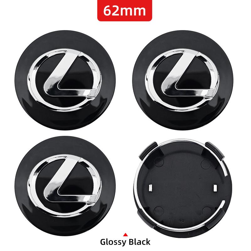 

4Pcs 62MM 84MM Car Wheel Center Caps Hub Badge Covers For Lexus IS250 CT200h GS300 LS430 RX450h LX570 IS300 ES RX LS IS NX CT