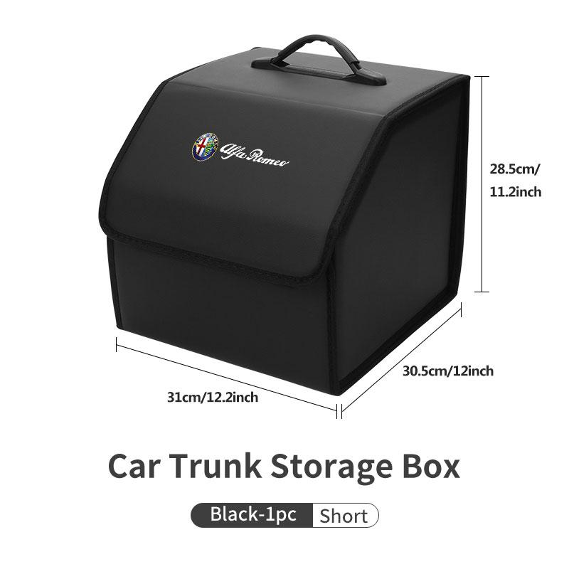 

2026 Hot Alfa Romeo Car Organizer Trunk Storage Box Stowing Tidying Container Bag For Alfa Romeo 159 Giulietta 156 147 Giulia Mi