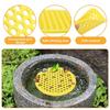 Neue Outdoor-Bienenwasserstation Futterinsel EVA Schwimmende Bieneninsel Schmetterlings-Bienenwasserer zum Baden Garten Außen Dekoration