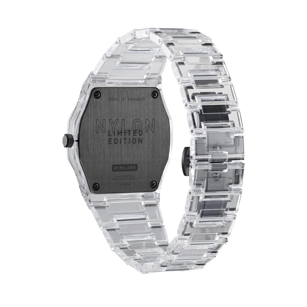 Authorized Distributor [D1 MILANO] D1 Milano Men's and Women's Watch NYBJ01 Nylon EXP White 39mm