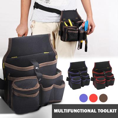 1 Pcs Belt Belt Bags Large Capacity Tool Bags 9 In 1 Tool Bags Premium Polyester Fabric Tool Bags HMM