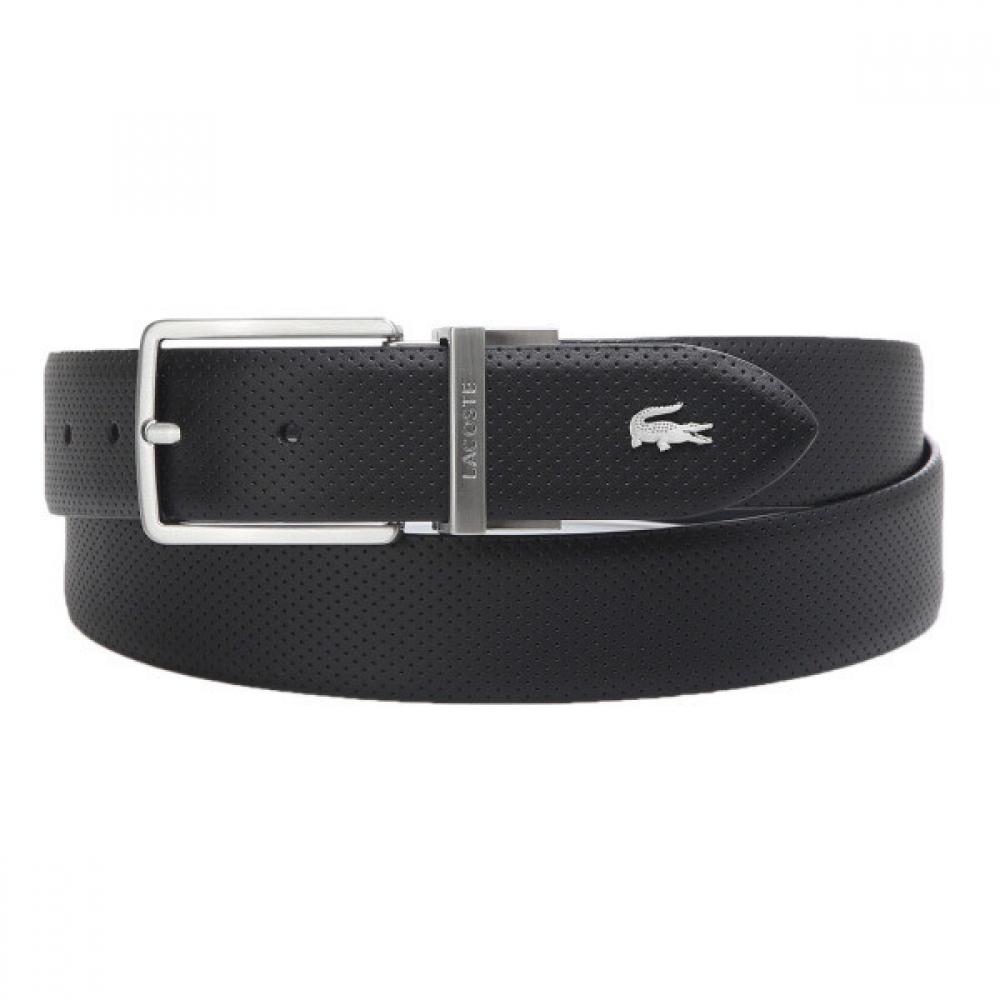 Lacoste Elegance 35mm Leather Belt black (000)/110