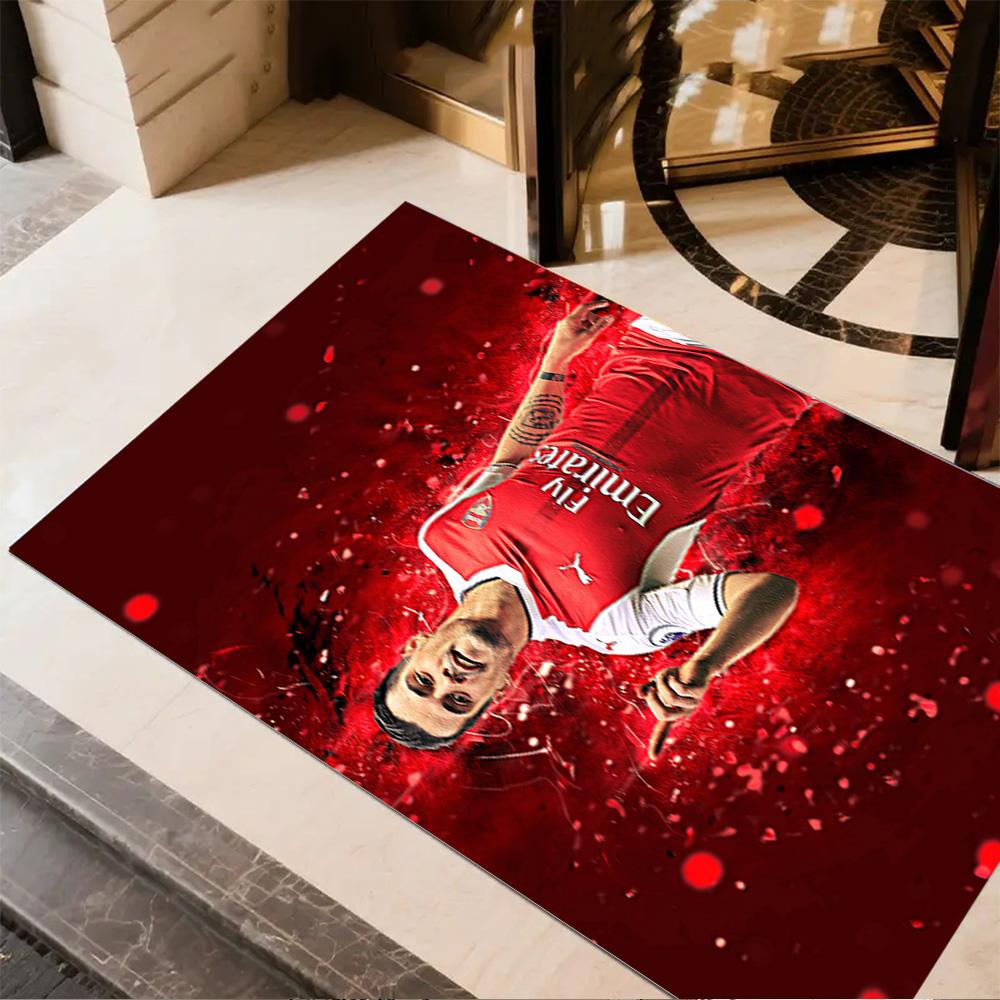 Fly Emirates Arsenal Celebration Floor Mat Design for Foyer Playrooms Living Rooms Outdoor Antislip Carpet Anime Office Decor Wedding Party Gift