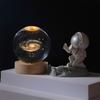 Astronomy-inspired LED Ball Night Light For Romantic Night Base Lamp Wood Night Lights Warm