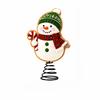 Christmas Snowman Spring Rocking Ornament for Holiday Tabletop and Window Decor