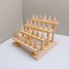 Modern Cone Ring Display Stand Multi-layer Ring Storage Rack Wood Rings Display Holder  Key