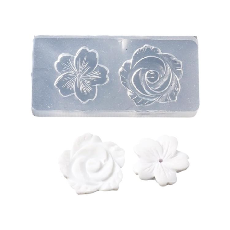 Nagelkunst Silikonformen Blumenformen Maniküre Schablone Formen Blumen Nagelkunst Dekorationen