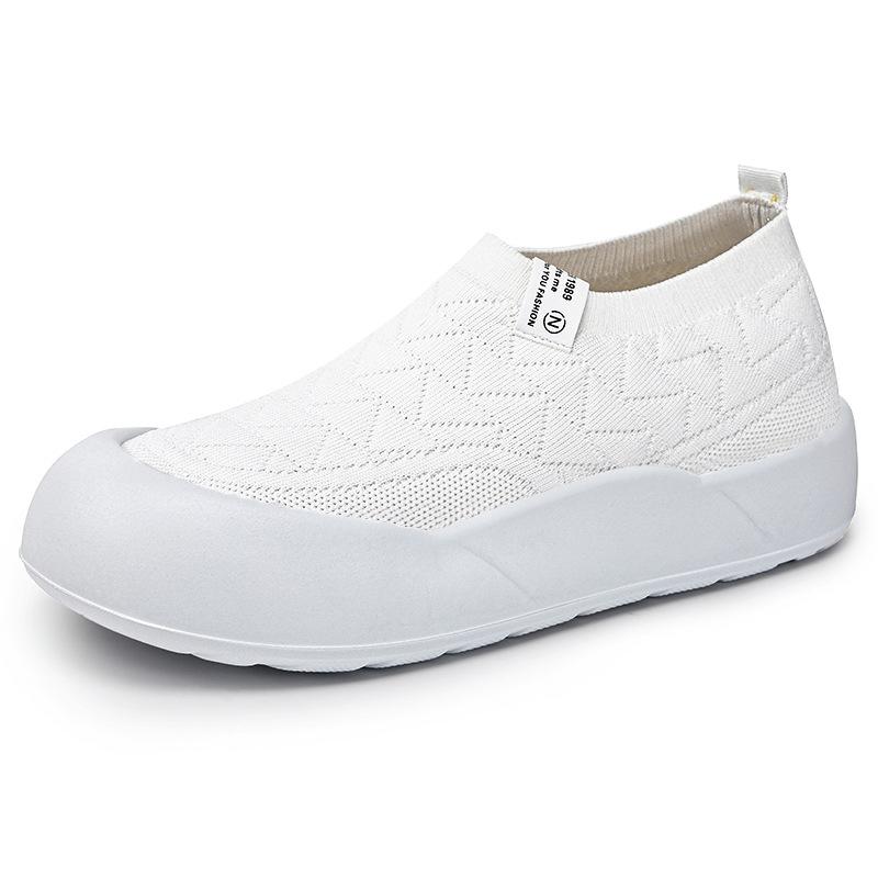 Shoes Women's Shoes Versatile Fashion Single Shoes One Pedal Casual Shoes Platform Soft Surface Polyurethane Comfortable Mom Shoes