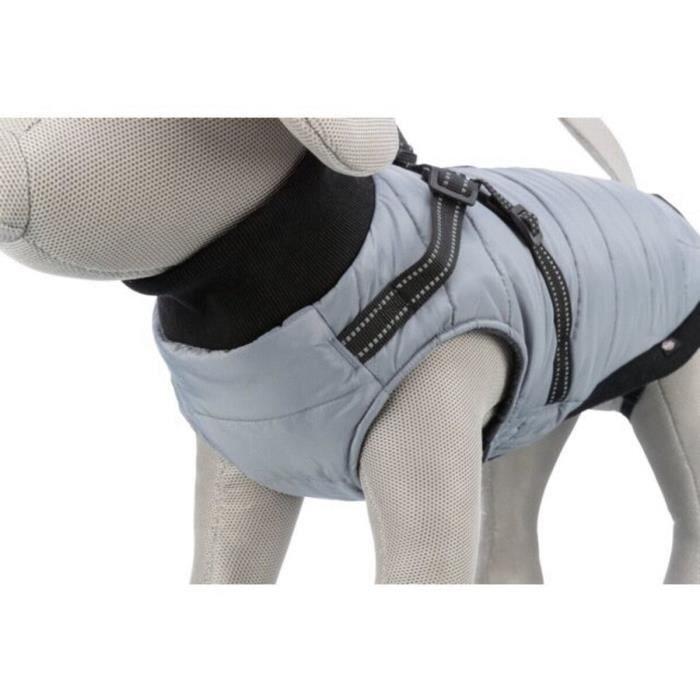 Manteau Pour Chien - Trixie - Pontis - Gris - Polyester - Doublure Polaire