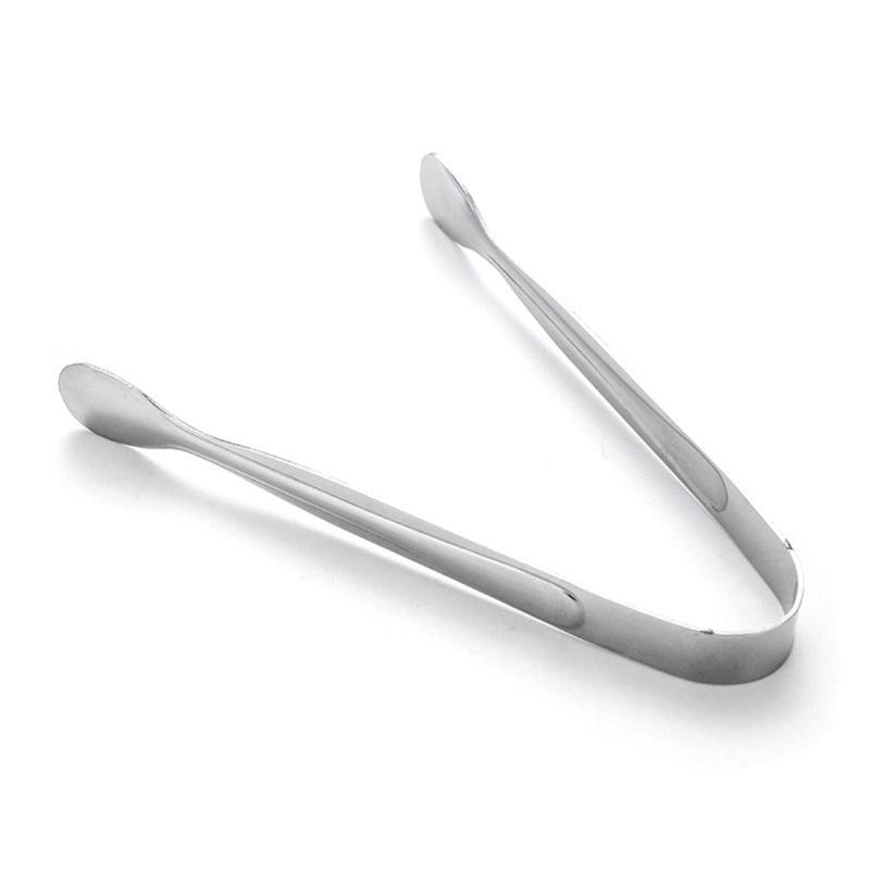 Stainless Steel Sugar Clamp Tongs For Home Hotel Coffee Ice Cube Bar