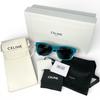 Great CELINE sunglasses MONO CHROMES Square Wellington shape Women CL40249U Used