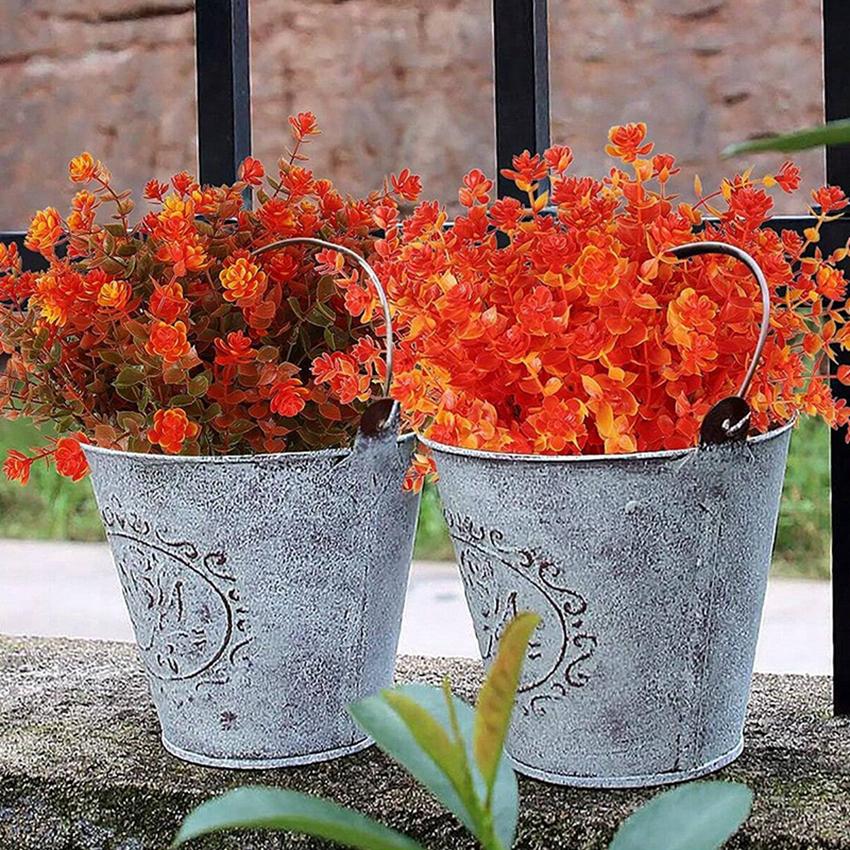 1/3pcs Artificial Plants Plastic Eucalyptus Leaves Christmas Decor Home Outdoor Garden Scrapbook Wedding Bride Holding Bouquets