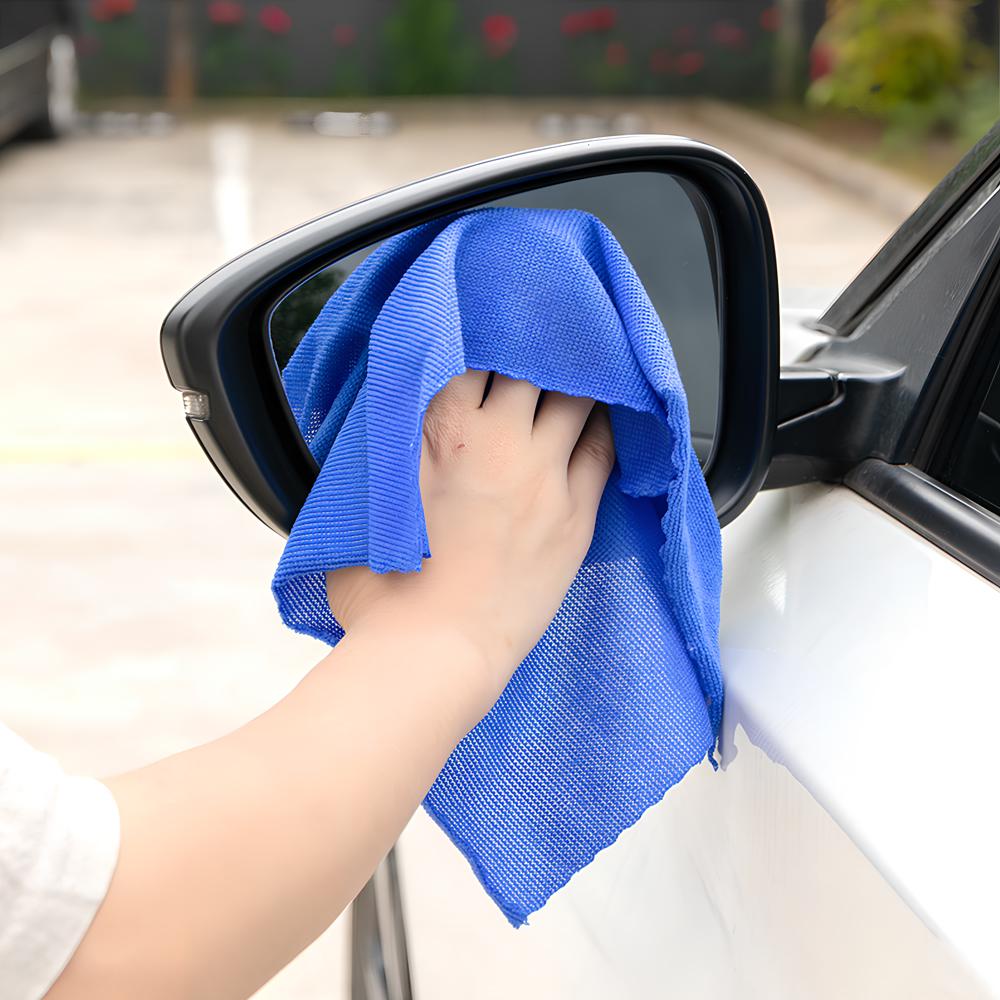 Car-styling Microfiber Cloths Car Wash New Practical Blue Soft Absorbent Wash Cloth Car Auto Care td28 Dropship