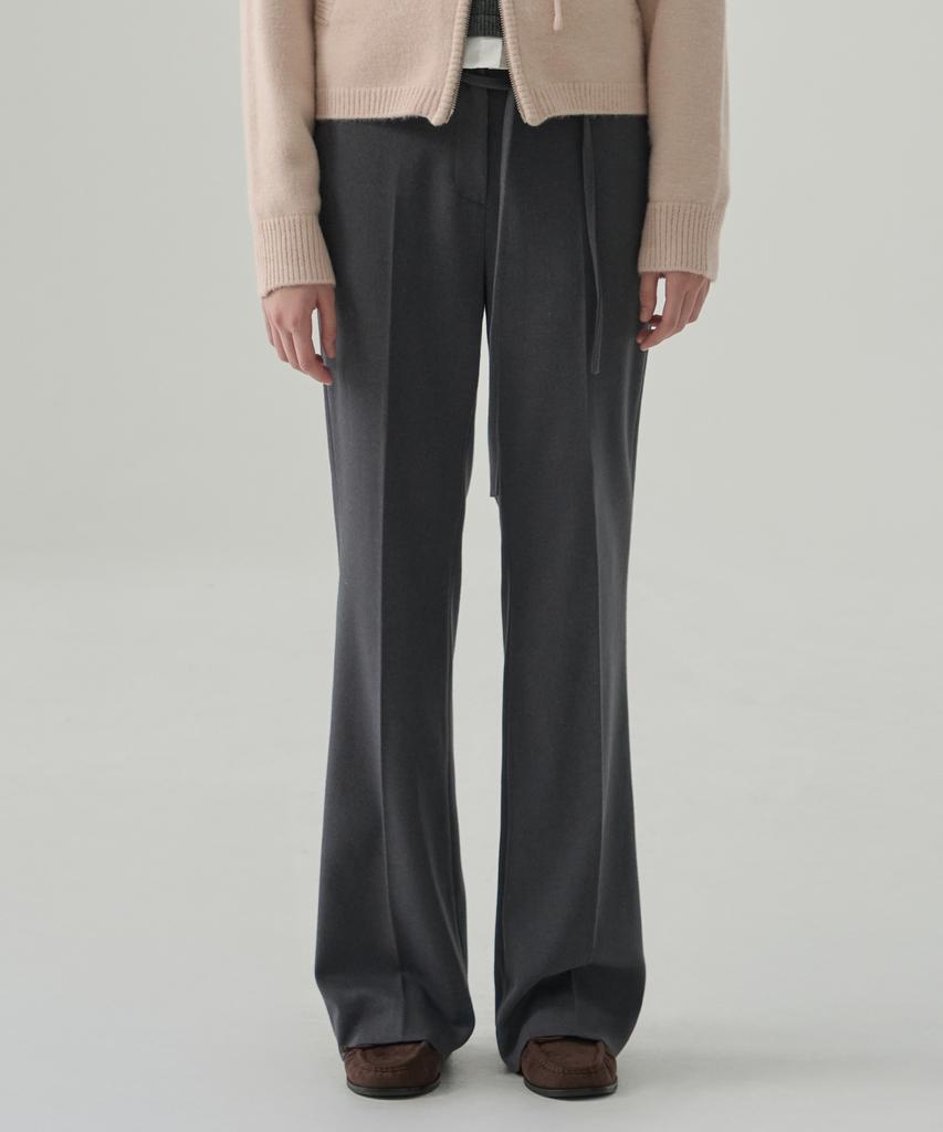 Deuloupisumeon Tosti Brushed Bootcut Slacks [Brown]