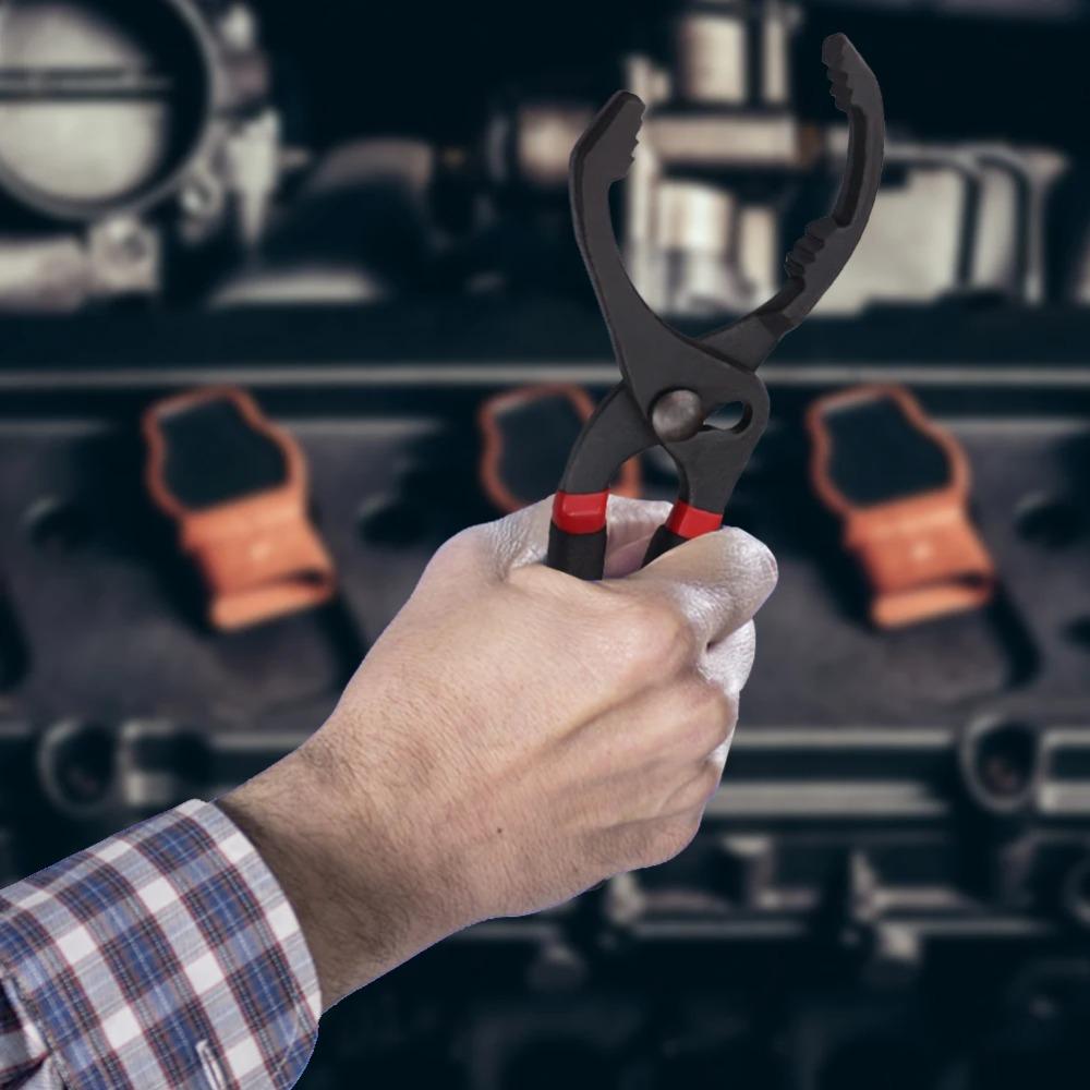 Oil Filter Pliers Clamp Type Wrench Oil Filter Remove Disassembly Tool Filter Element Wrench for Truck Car Repair