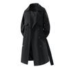 2026 Spring/Autumn Youth Trendy Double-Breasted Mid-Length Trench Coat