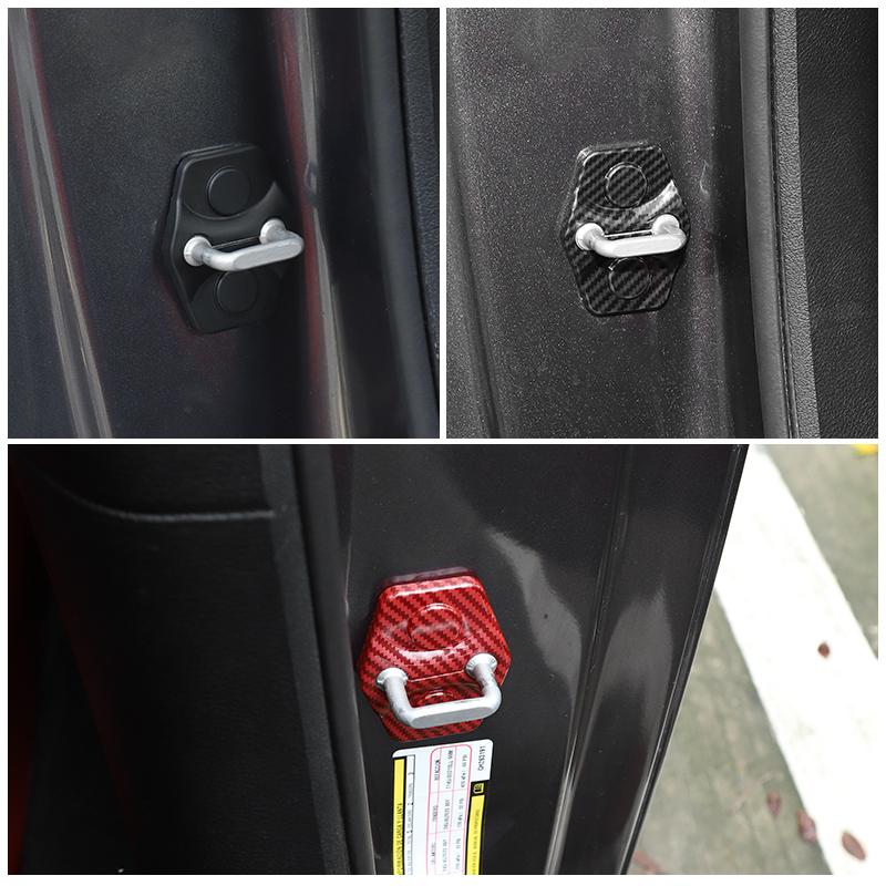 Krycí samolepka dekorace na západku dveří ABS vhodná pro Dodge Challenger 2012 Up Příslušenství interiéru auta