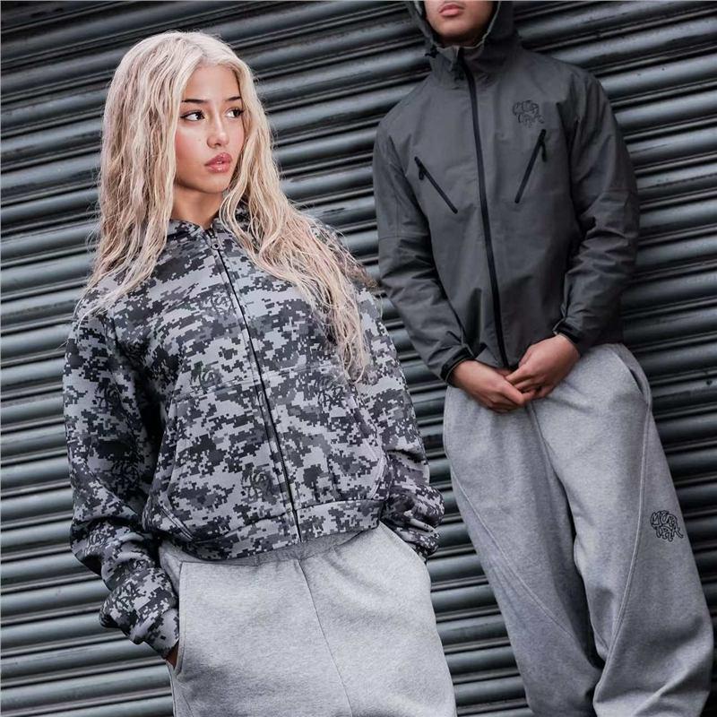 Mertra Stylish Unisex Embroidered Hoodie & Sweatpants Set