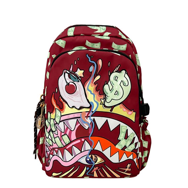 Questo Zaino Stampato è una Borsa a Spalle Doppie Leggera e di Grande Capacità per Studenti delle Scuole Primarie e Secondarie e Bambini