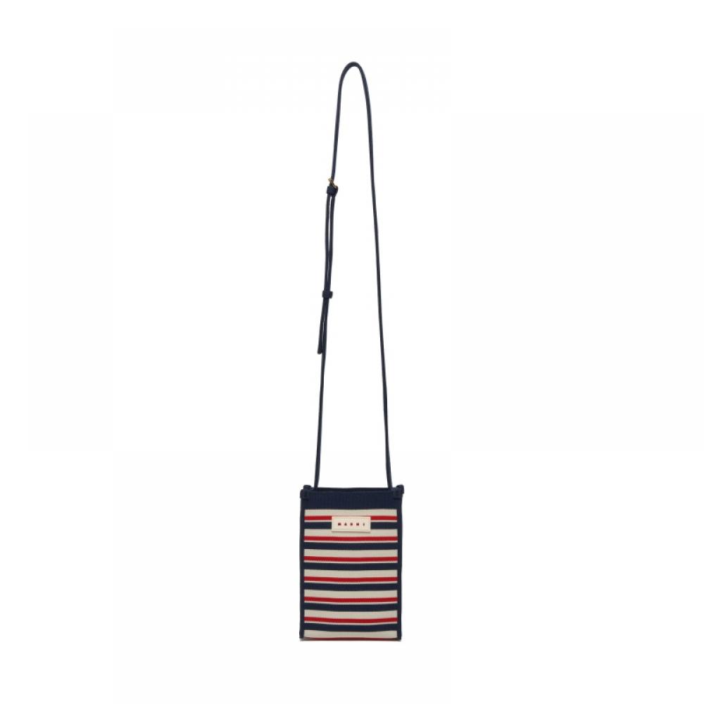 Marni Sbmp0152a1 P6485 Zo728 Stripe Mini Crossbody Bag