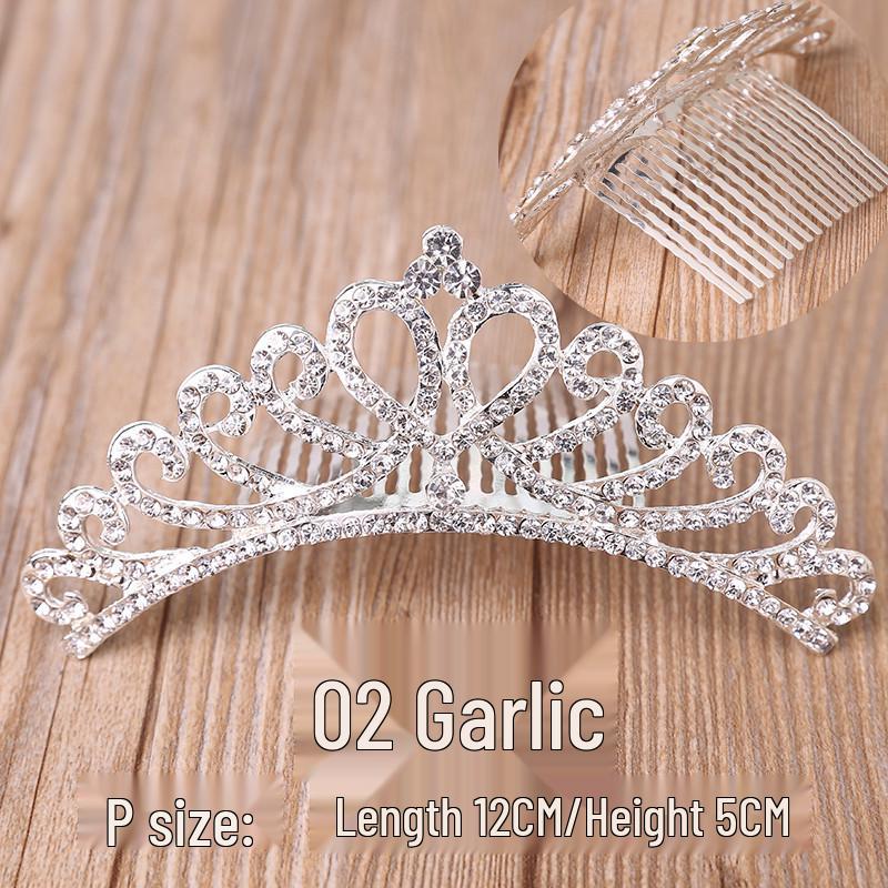 Korean Bridal Rhinestone & Pearl Hair Comb