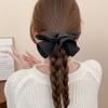Silk Hair Tie and Scrunchie Set for Stylish Korean Hair Hair High Cute Hair Ornament Hair Beautiful Hair Solid Hair Perfect for and Gifts 2-Piece